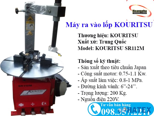 Máy ra vào lốp KOURITSU